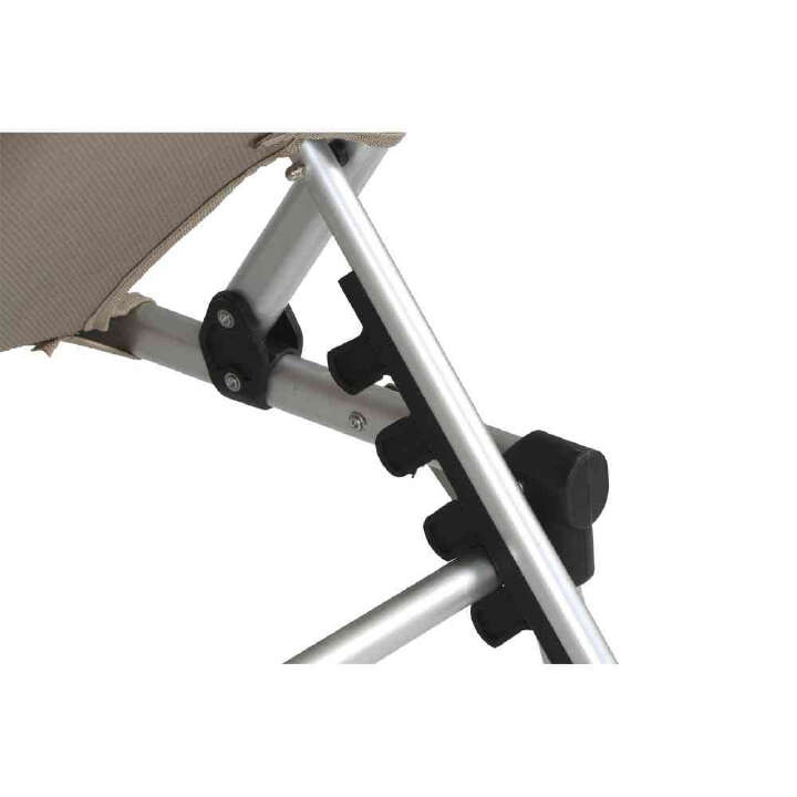 SIENA GARDEN Dreibeinliege XXL, silber taupe